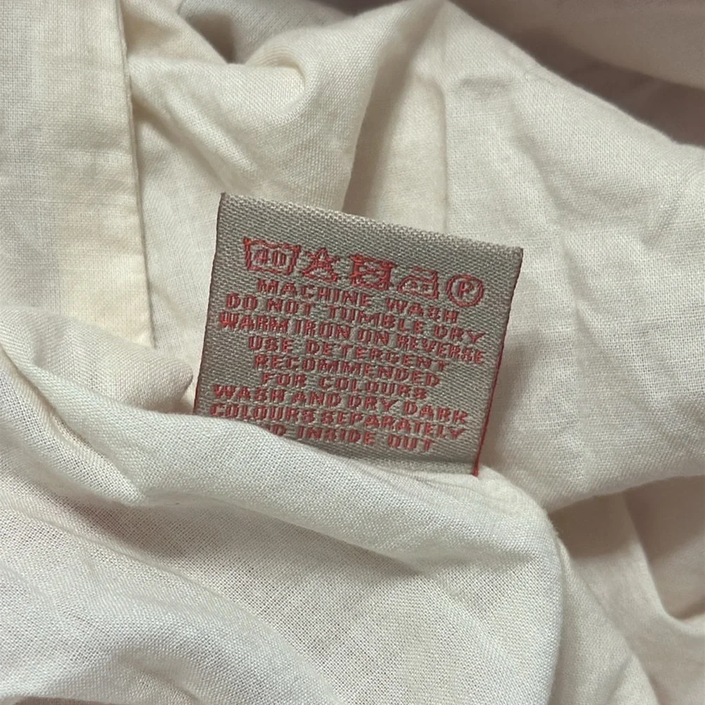 Boden Womens Floral Red and White Sleeveless Cotton Dress Sz 4 Preppy Resortwear - Picture 9 of 9